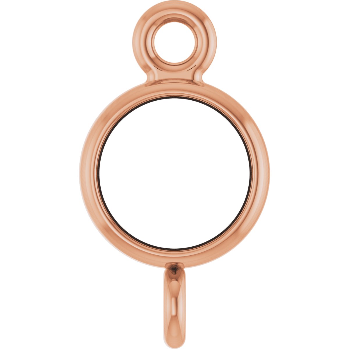 Round Bezel-Set Link