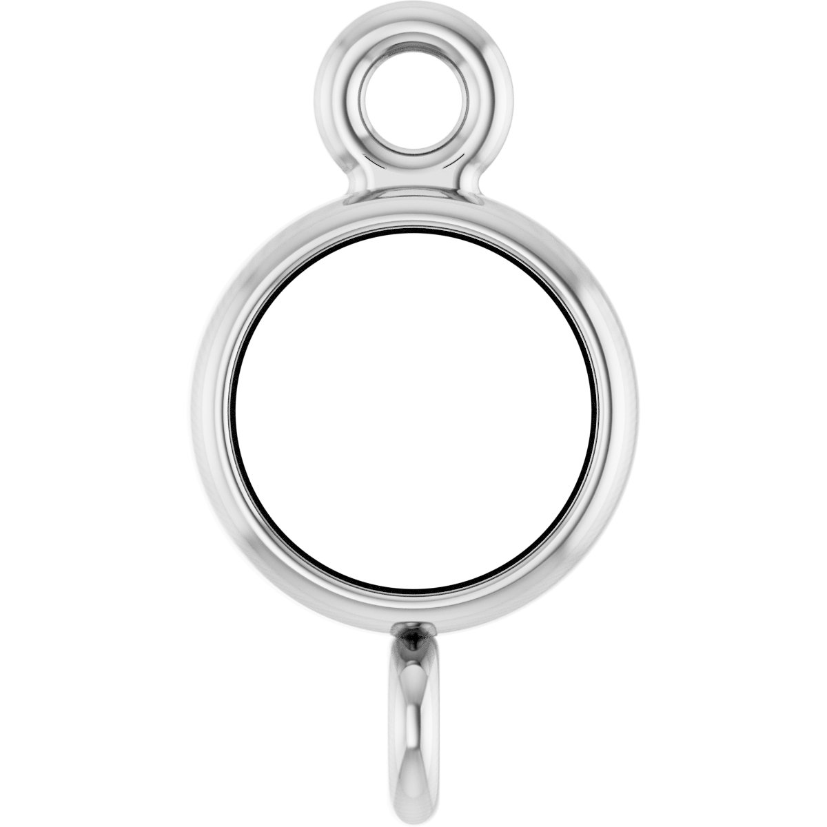 Round Bezel-Set Link