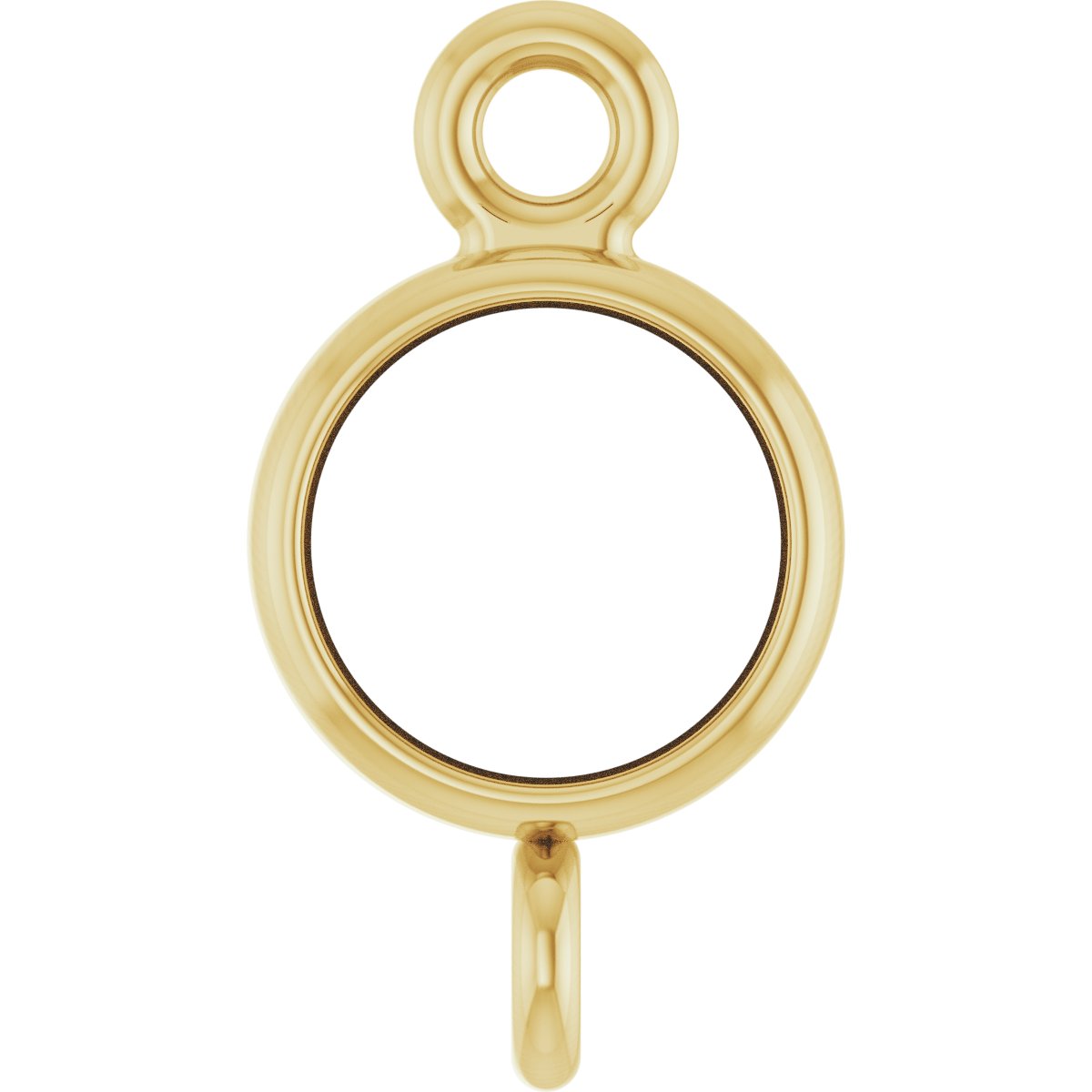 Round Bezel-Set Link