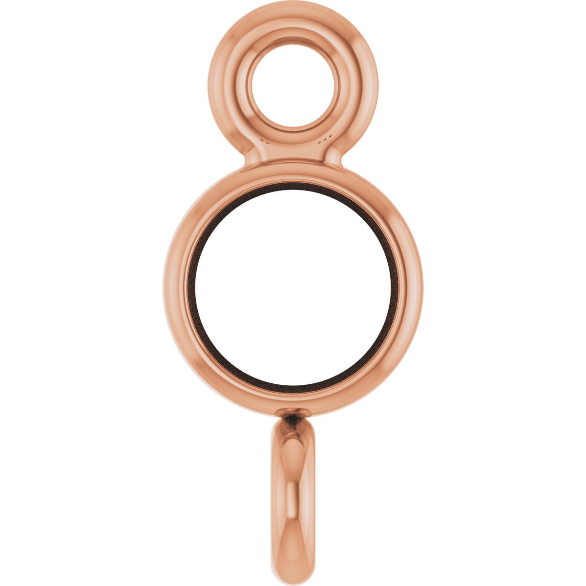 Round Bezel-Set Link