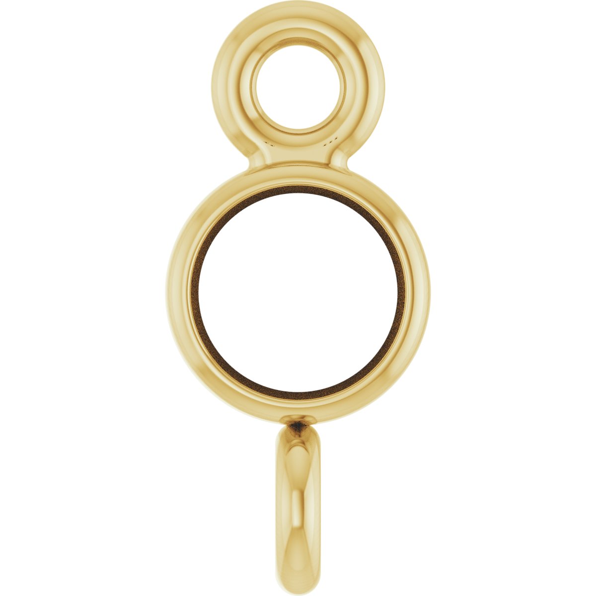 Round Bezel-Set Link