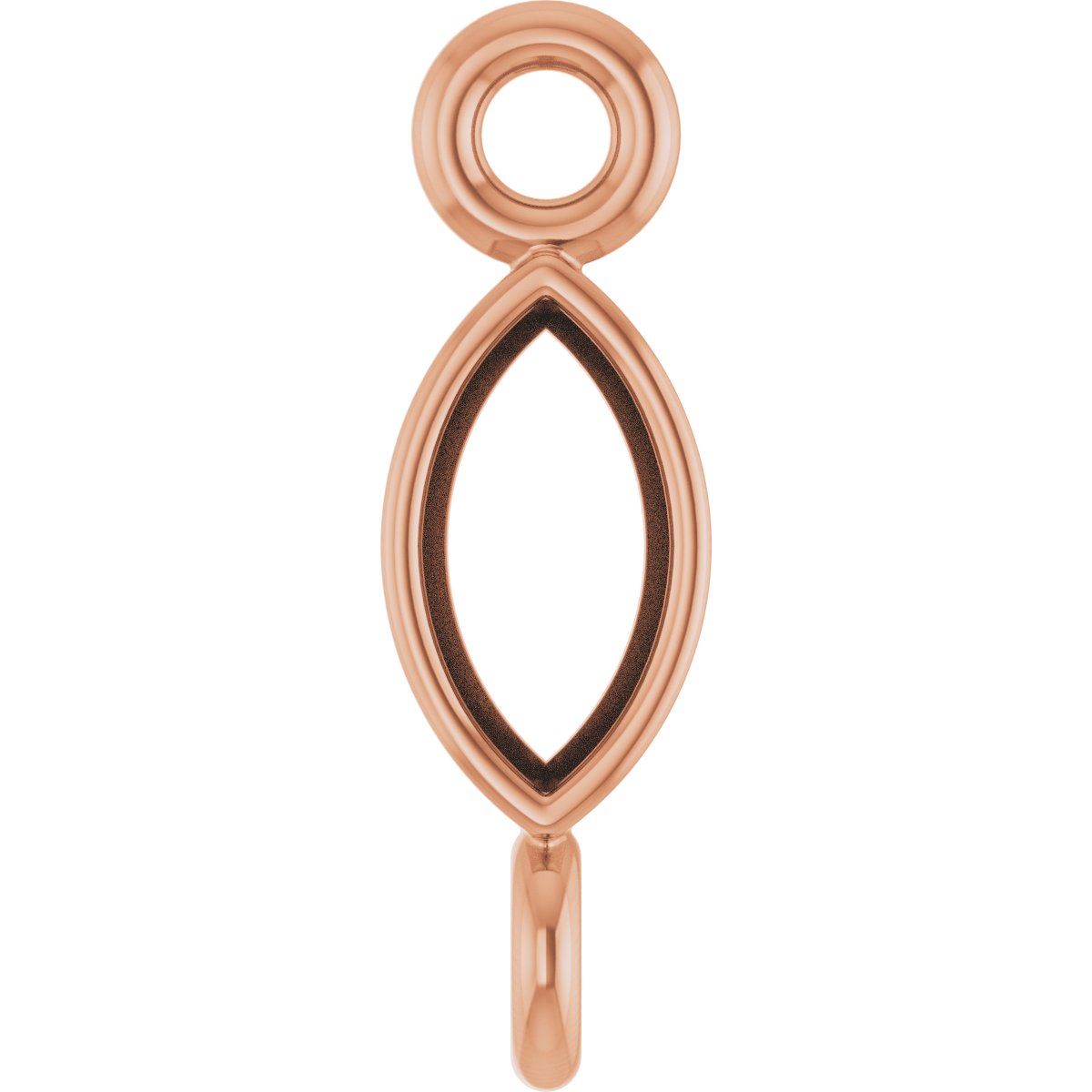 Marquise Bezel-Set Link