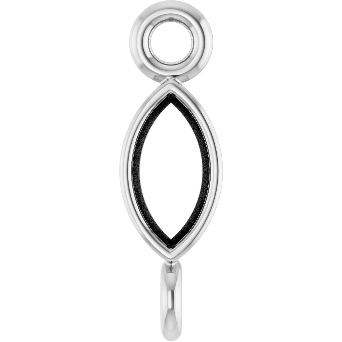 Marquise Bezel-Set Link