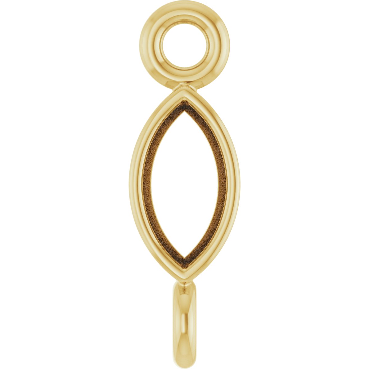 Marquise Bezel-Set Link