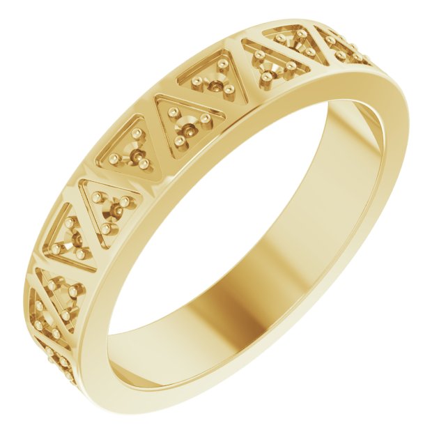 Geometric Eternity Band