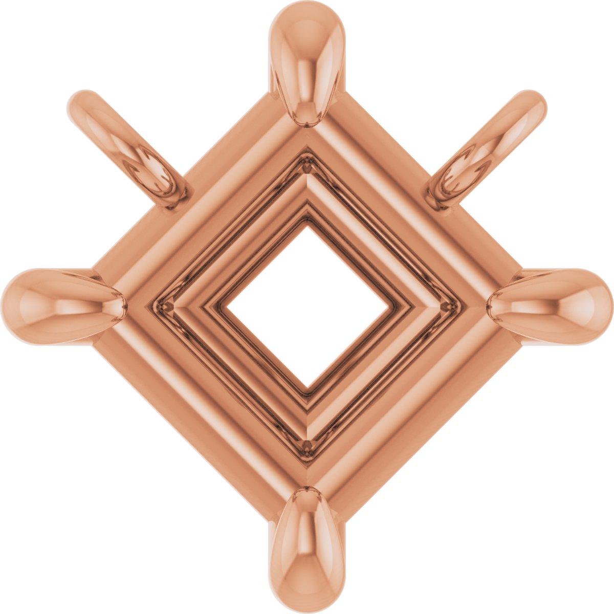Solitaire Claw-Prong Necklace or Center