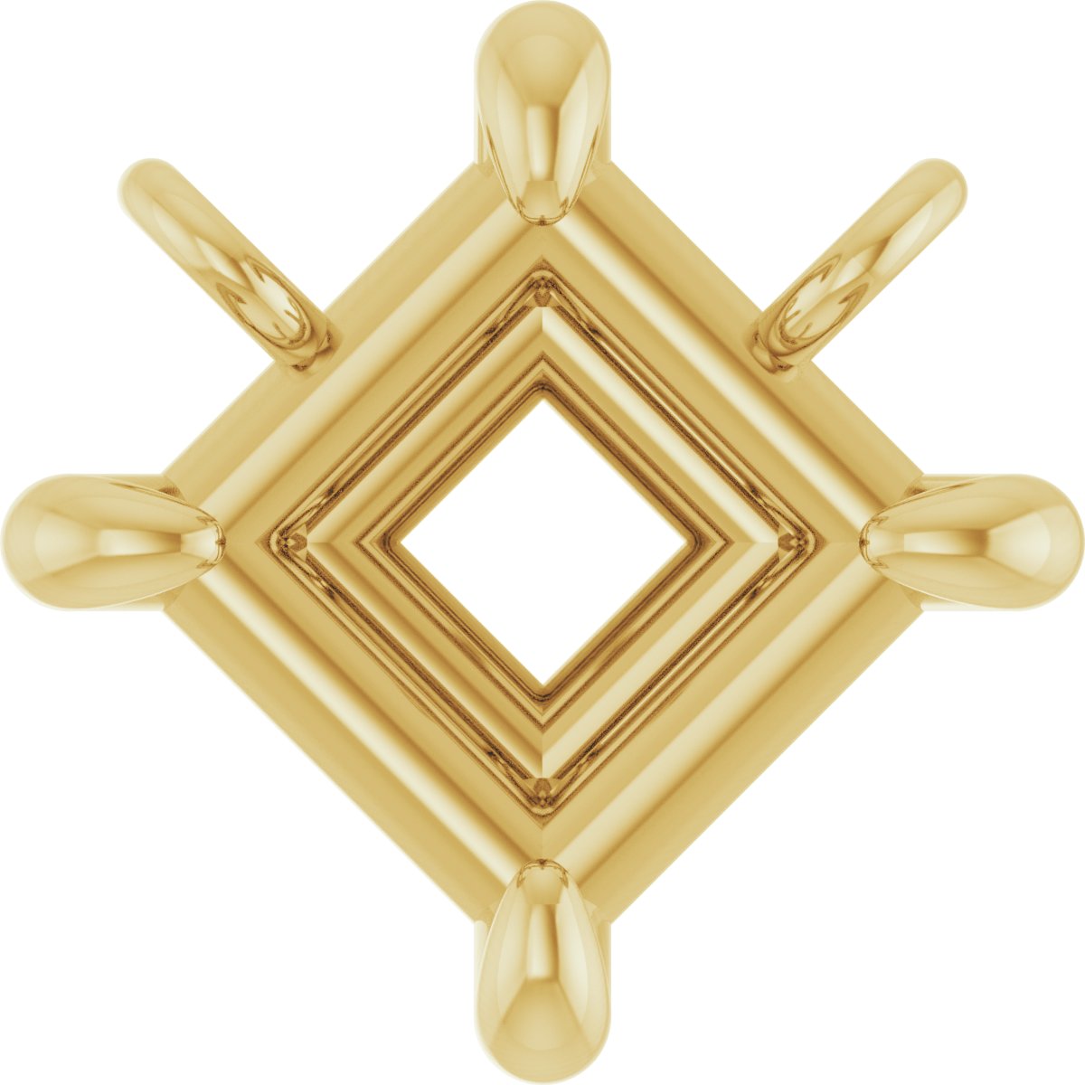 Solitaire Claw-Prong Necklace or Center