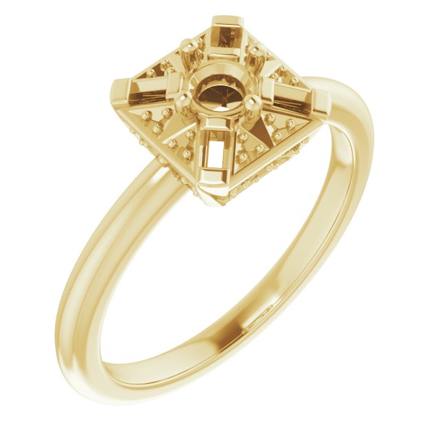14k Yellow Gold