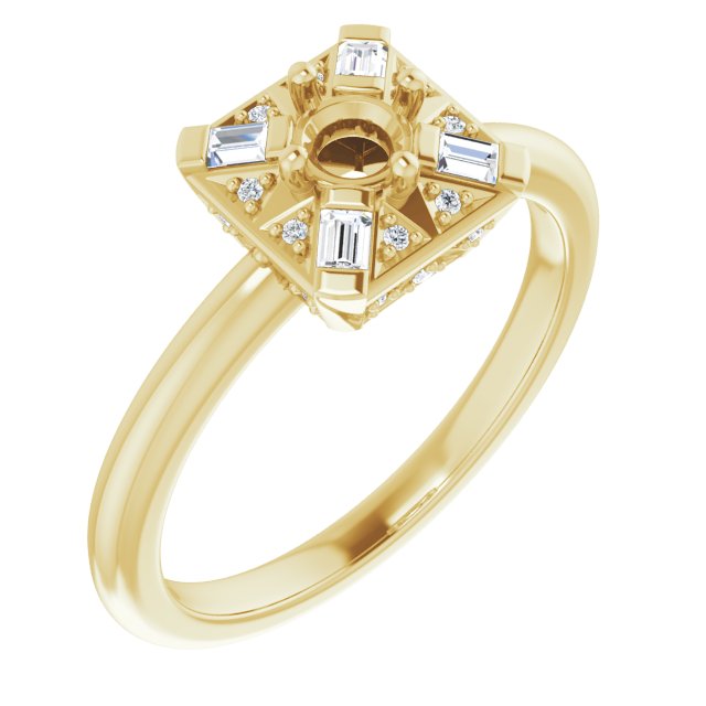 14k Yellow Gold