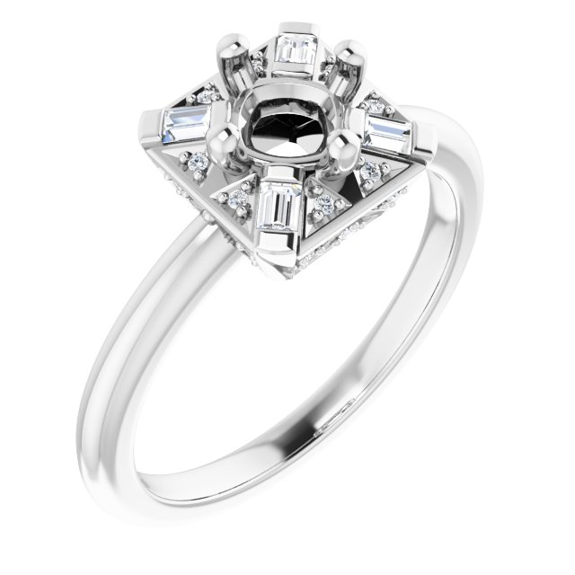 14k White Gold