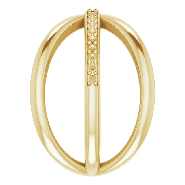 14K Yellow 1/6 CTW Diamond Criss-Cross Ring