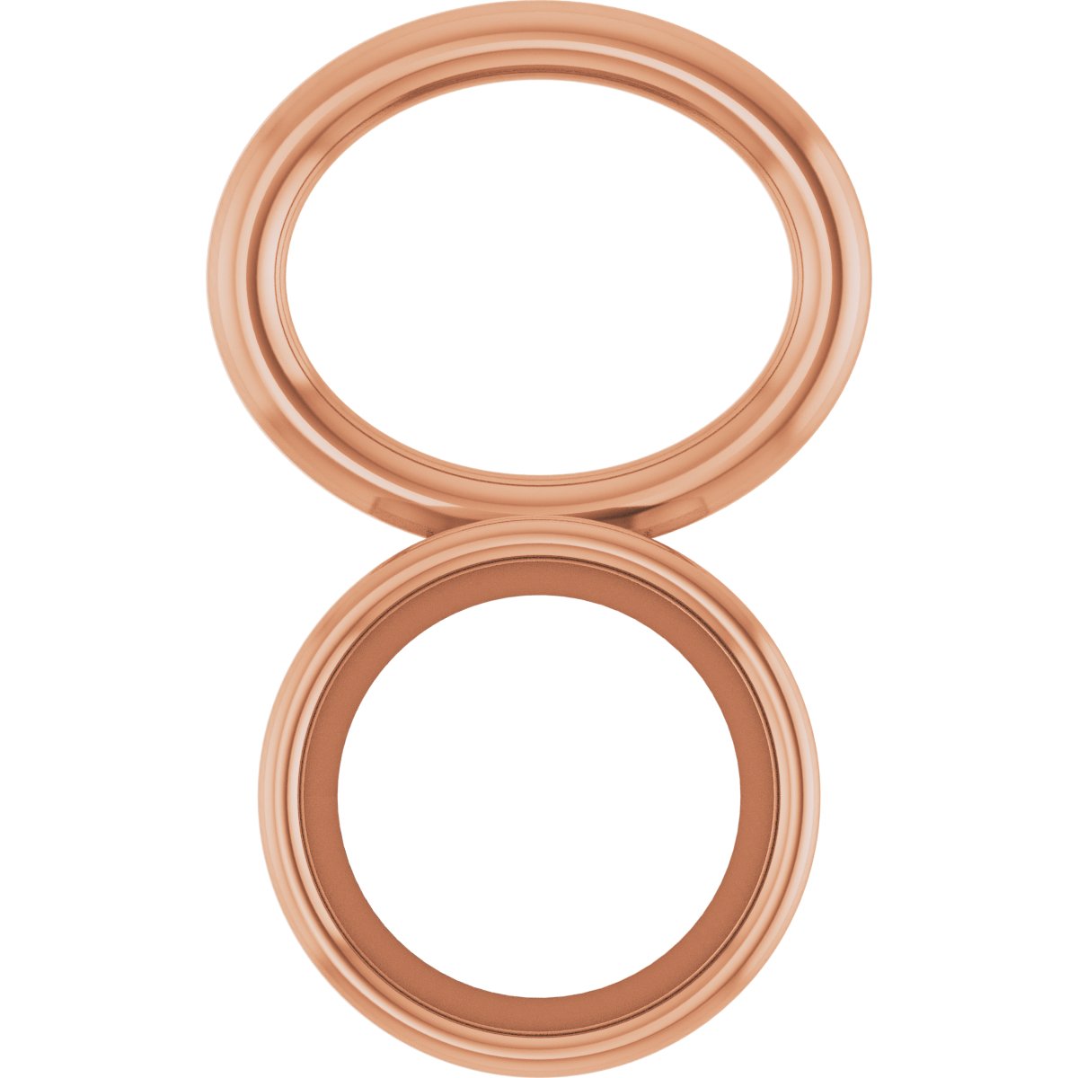 Bezel-Set Hoop Dangle