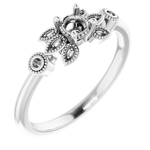 Accented Engagement Ring