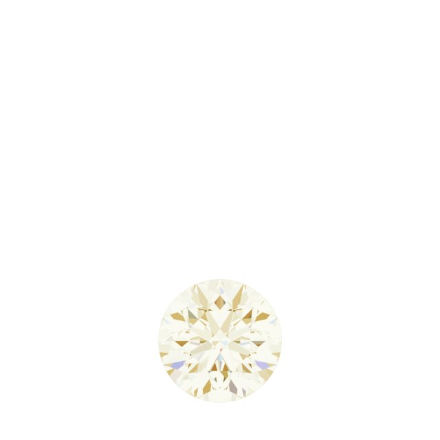 14K Yellow .06 CT Lab-Grown Diamond Hoop Dangle