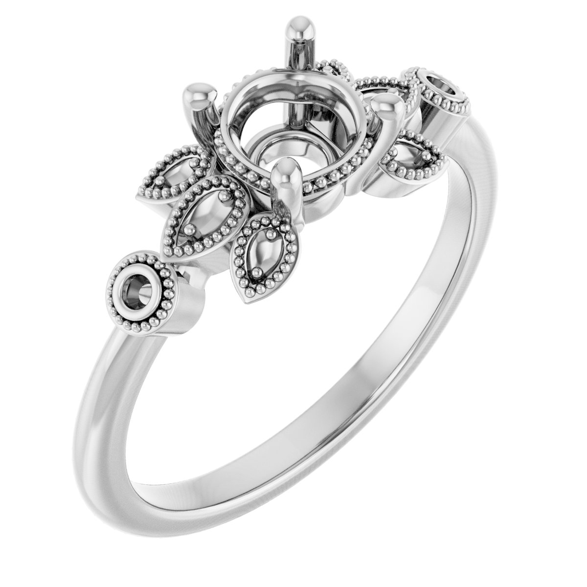 Accented Engagement Ring