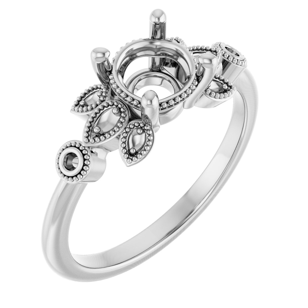 Accented Engagement Ring