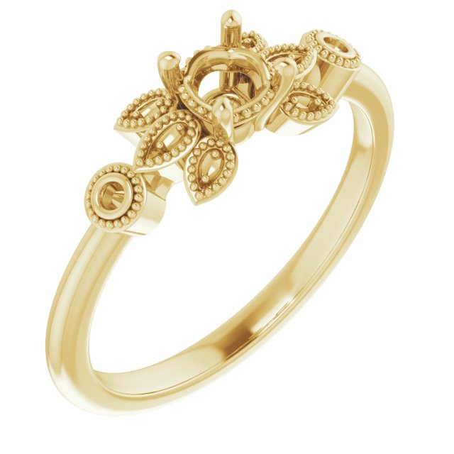 Accented Engagement Ring