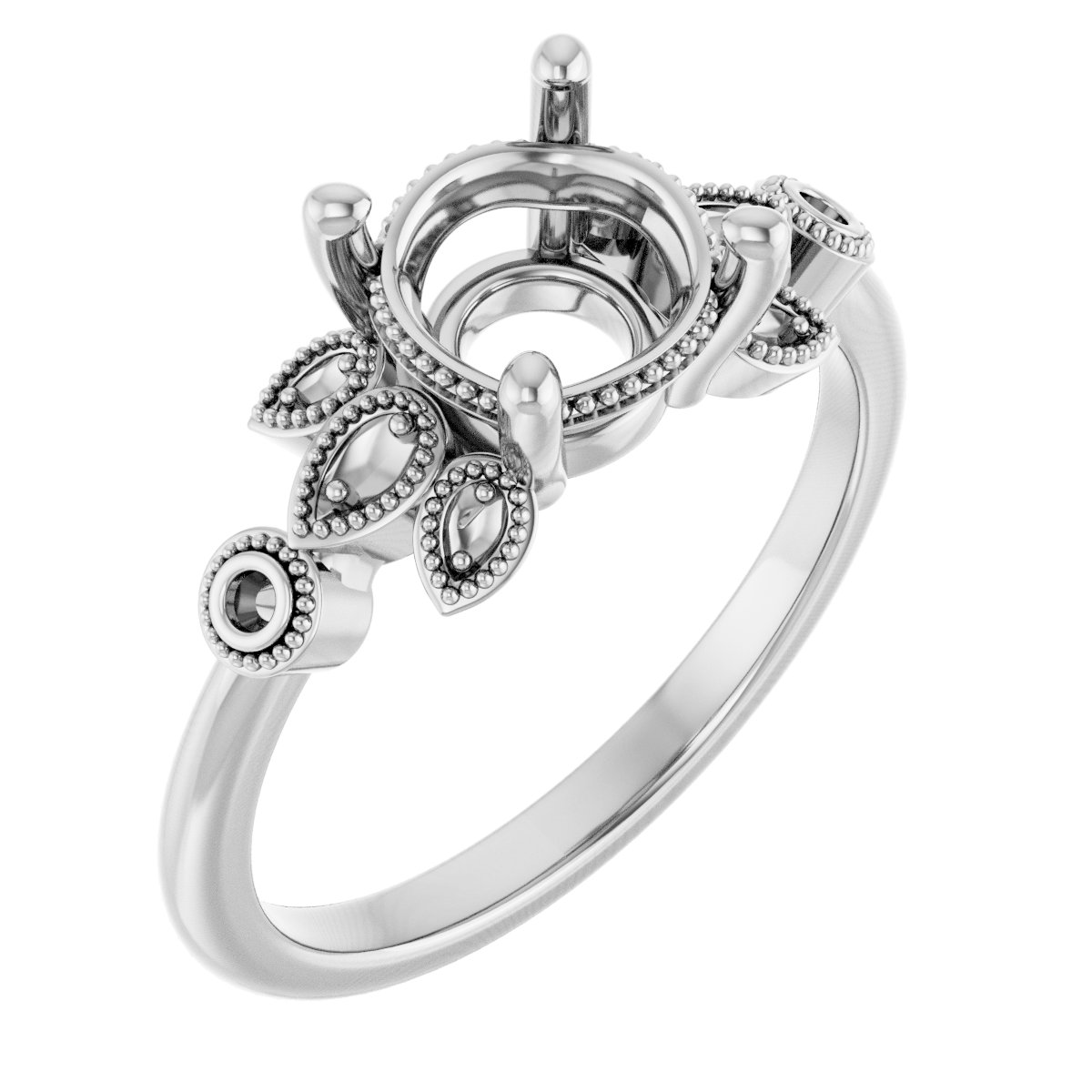 Accented Engagement Ring