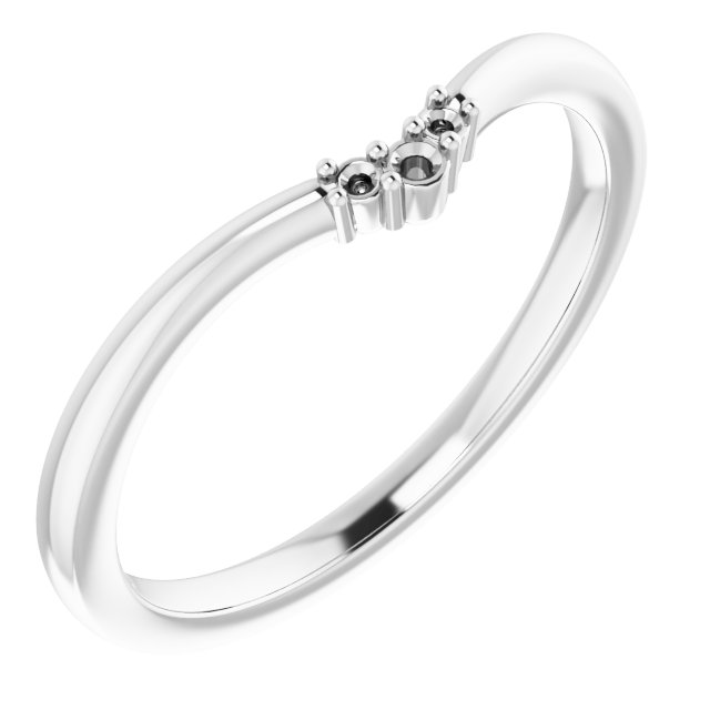 Accented Engagement Ring or Band