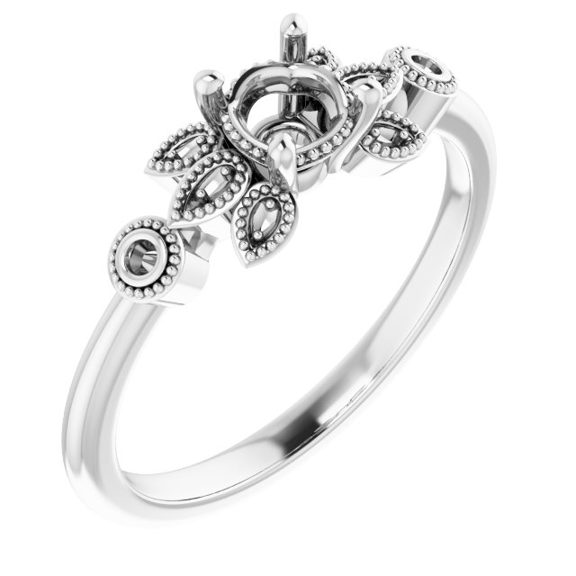 Accented Engagement Ring