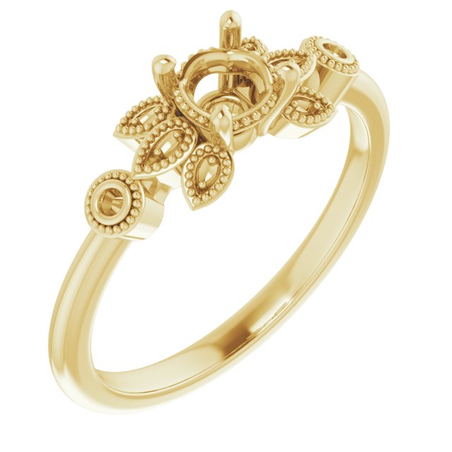 Accented Engagement Ring