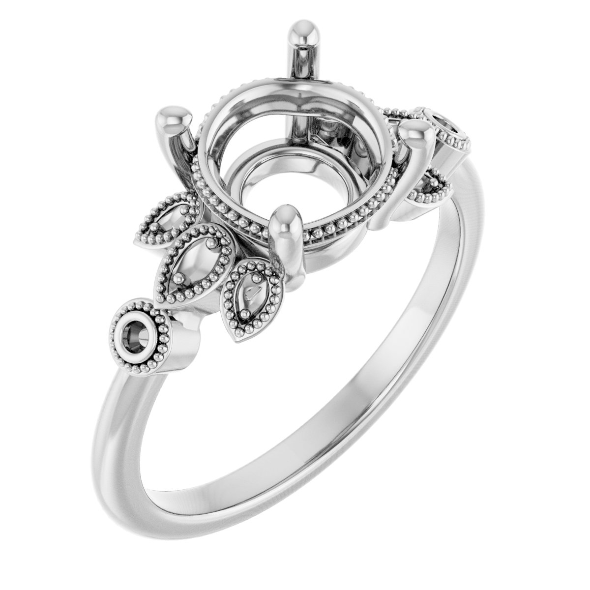 Accented Engagement Ring