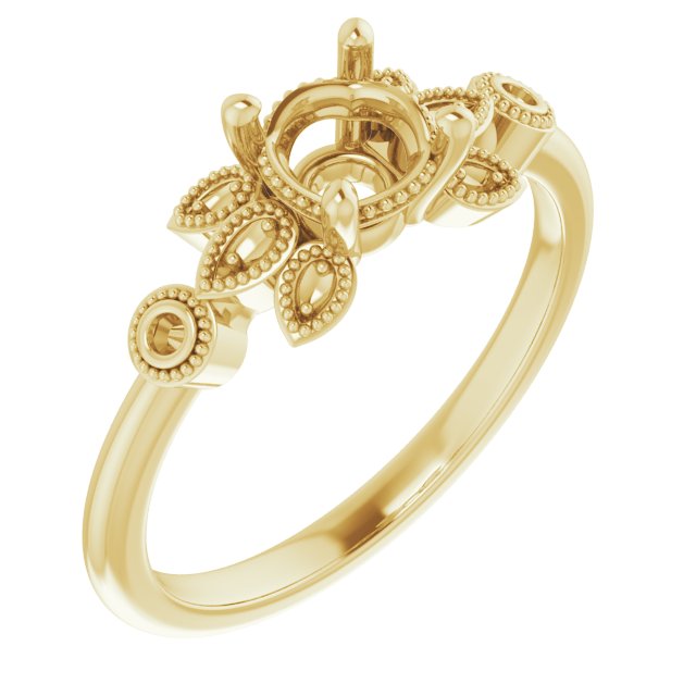 Accented Engagement Ring