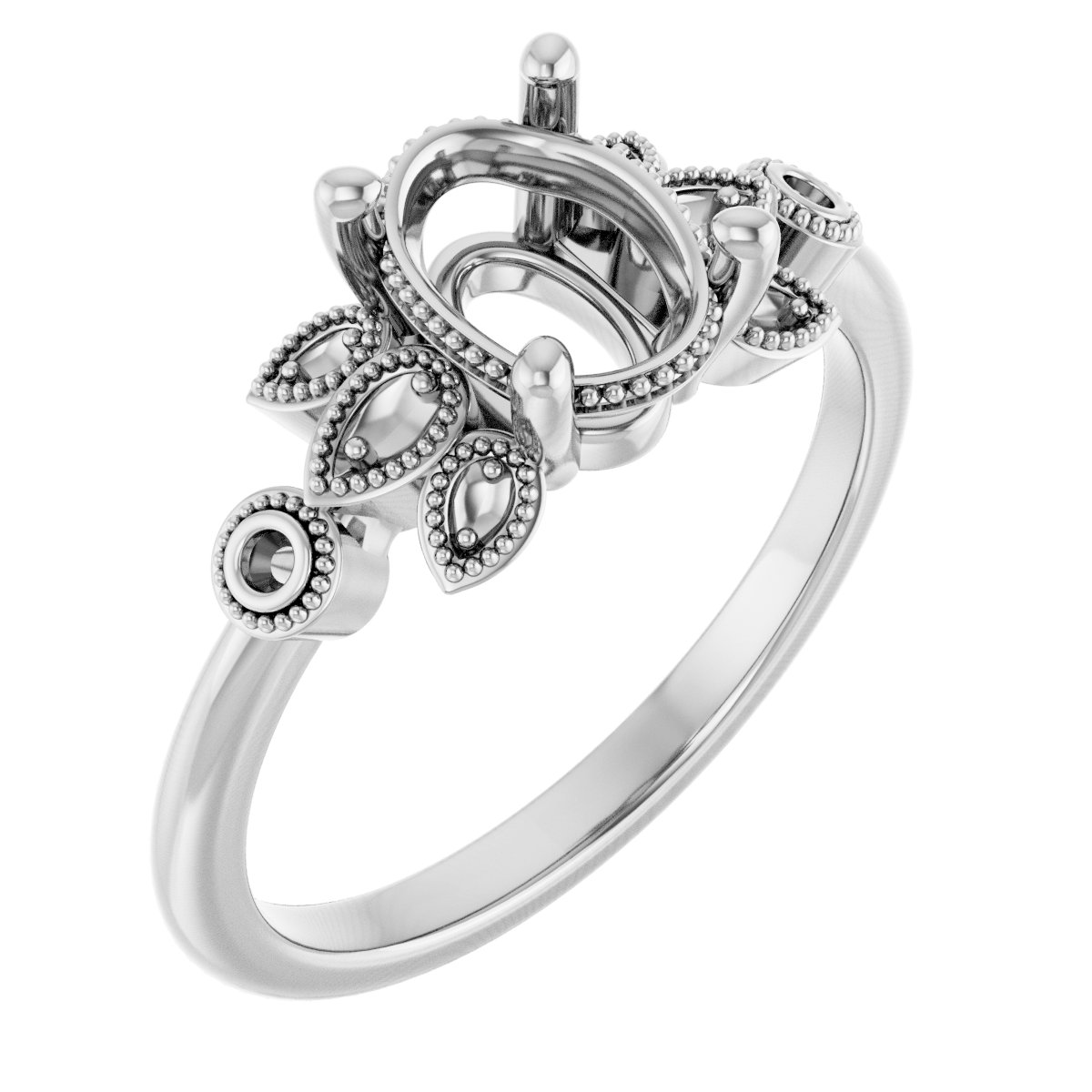 Accented Engagement Ring