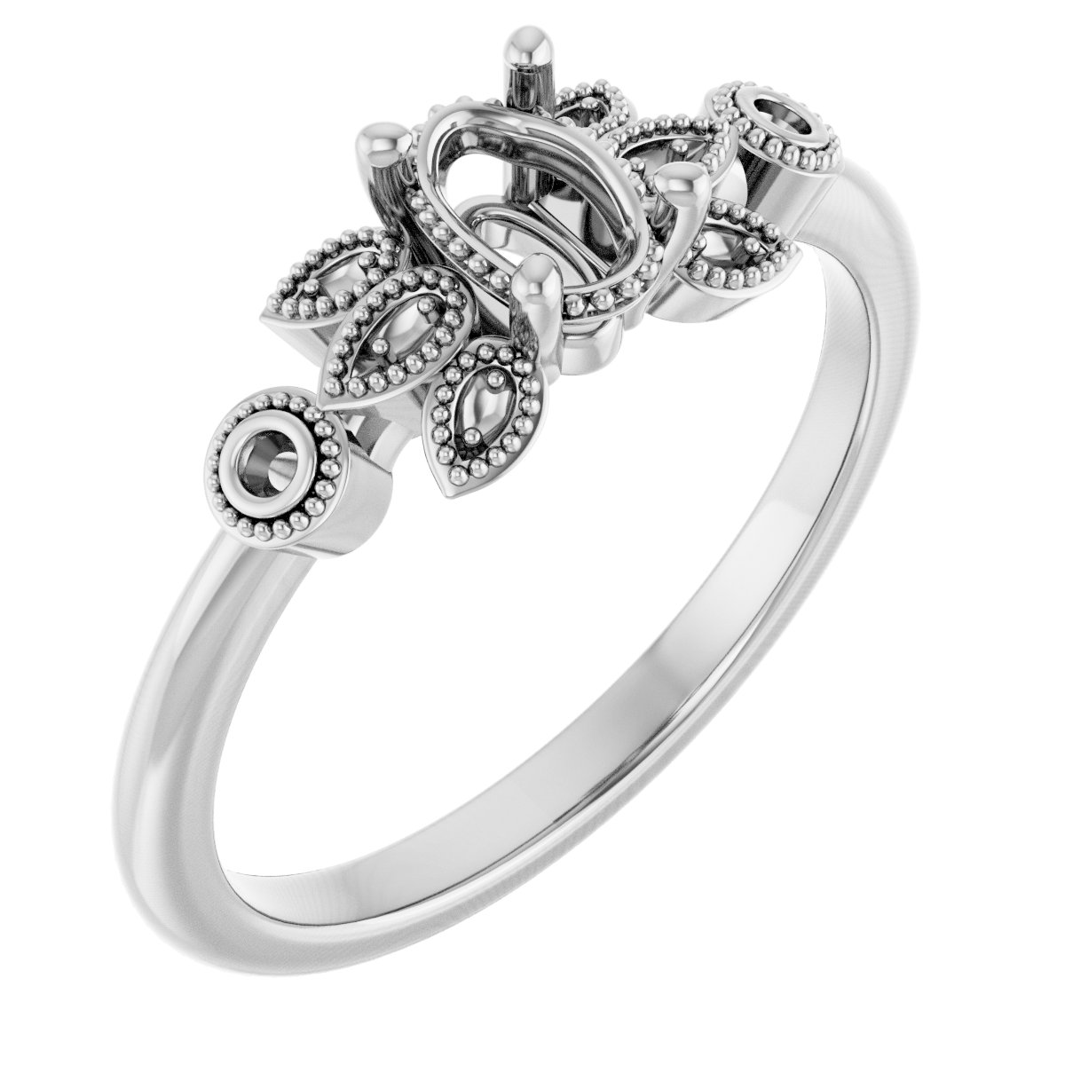 Accented Engagement Ring