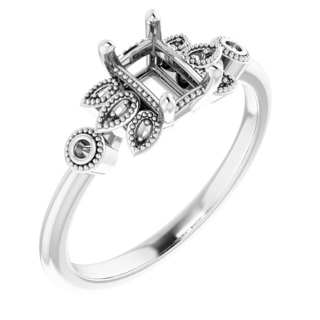 Accented Engagement Ring