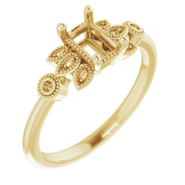 Accented Engagement Ring
