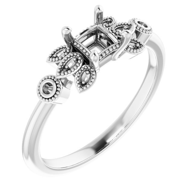Accented Engagement Ring