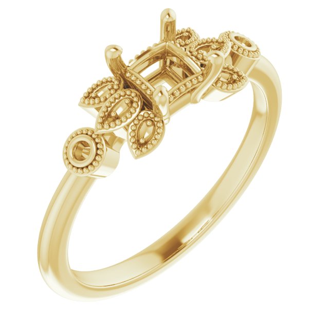 Accented Engagement Ring