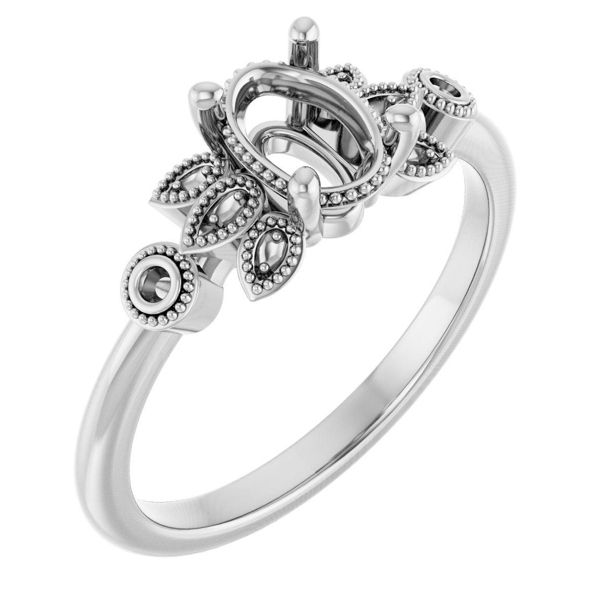 Accented Engagement Ring