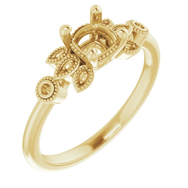Accented Engagement Ring