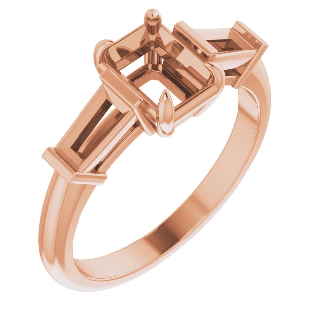 Accented Engagement Ring or Band
