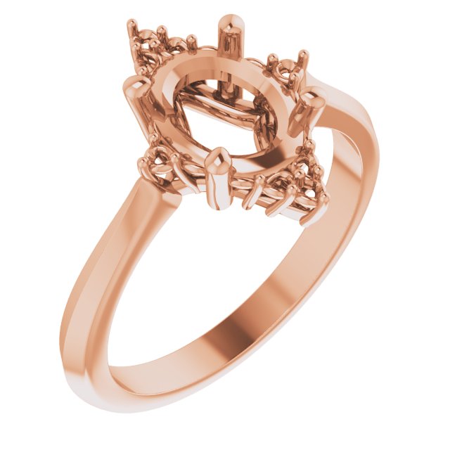 Accented Engagement Ring or Band