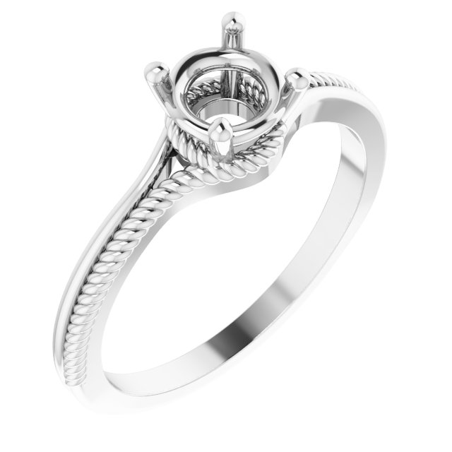 Solitaire Engagement Ring or Band