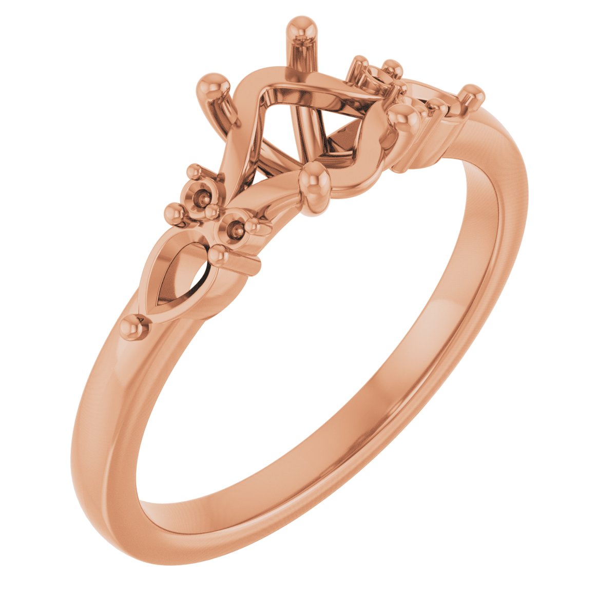 Accented Engagement Ring or Band