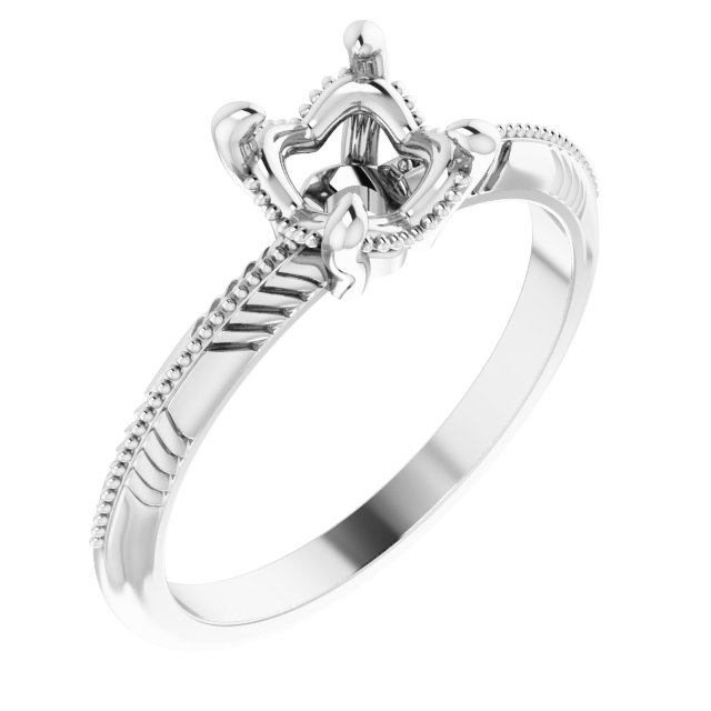 Solitaire Engagement Ring or Band