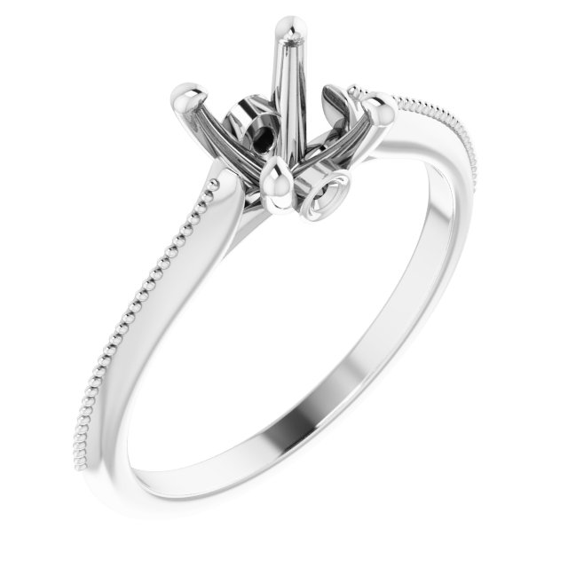 Accented Engagement Ring or Band