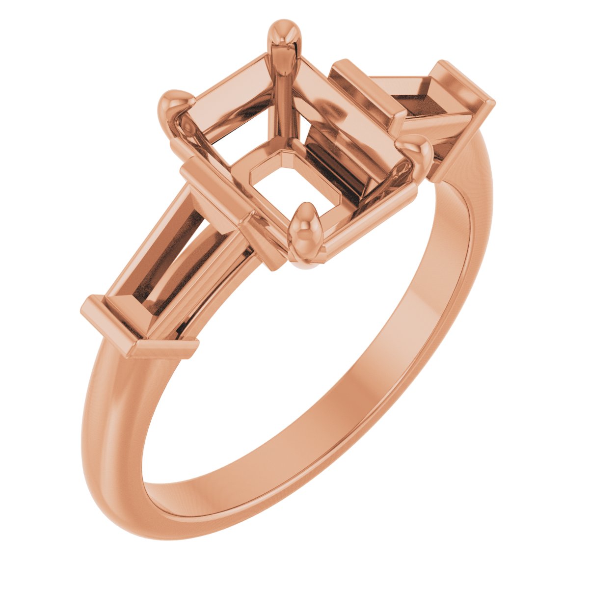 Accented Engagement Ring or Band