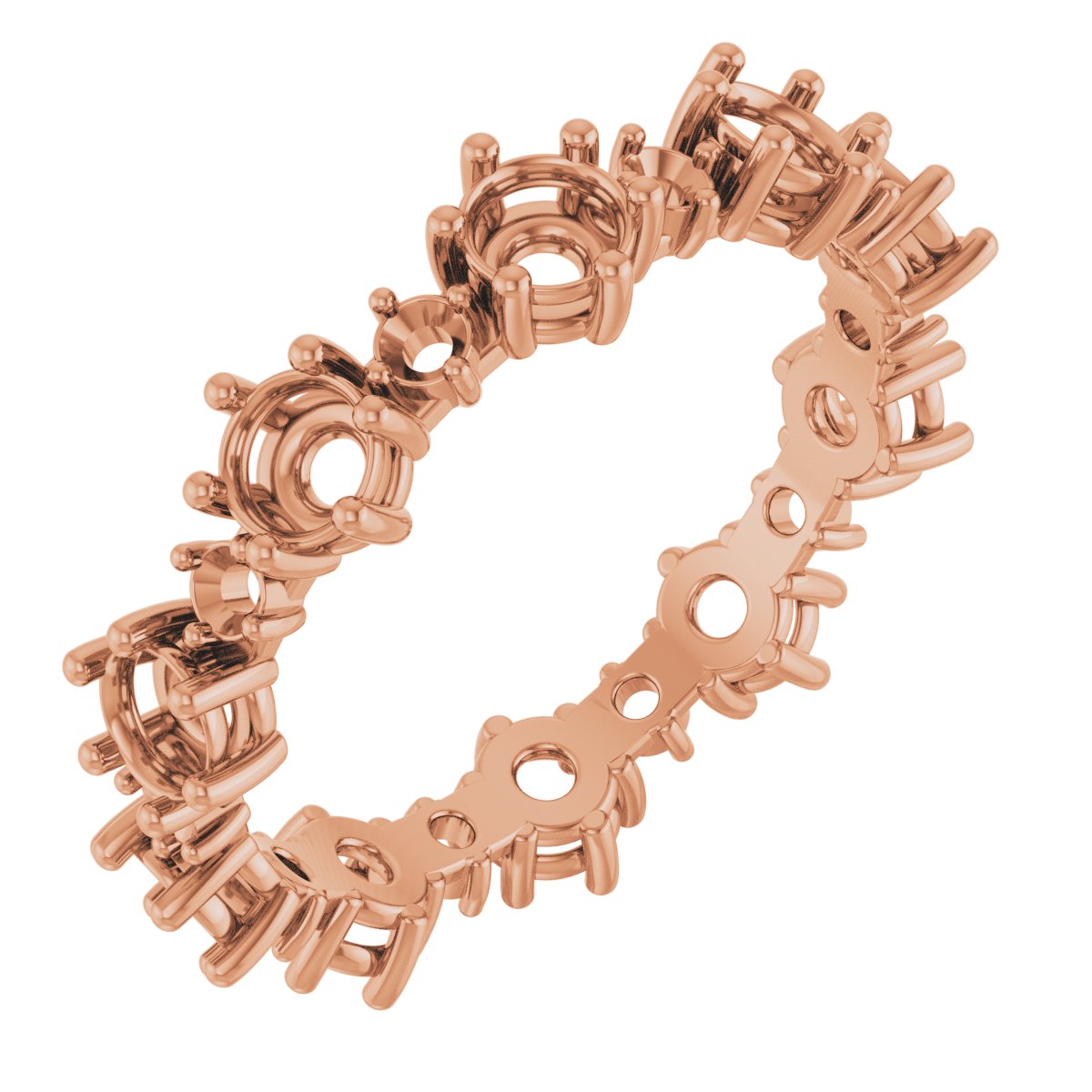 Accented Eternity Band