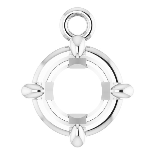 Round 4-Prong Claw Dangle