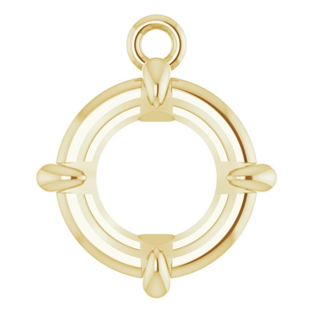 Round 4-Prong Claw Dangle