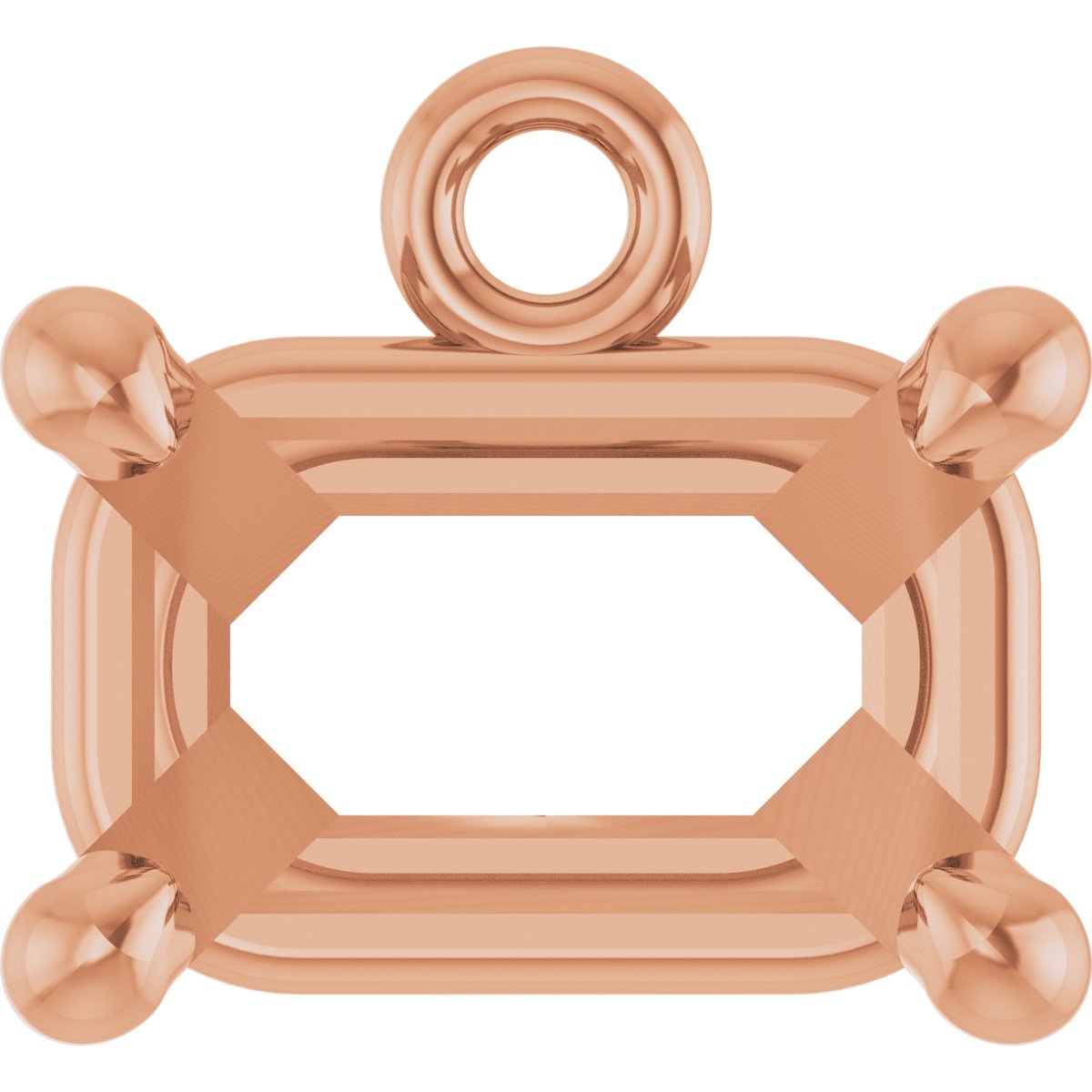 Round 4-Prong Basket Dangle