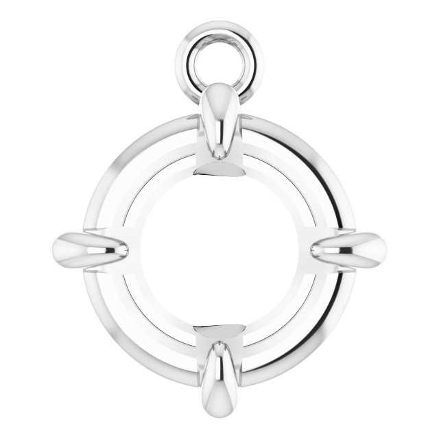 Round 4-Prong Claw Dangle