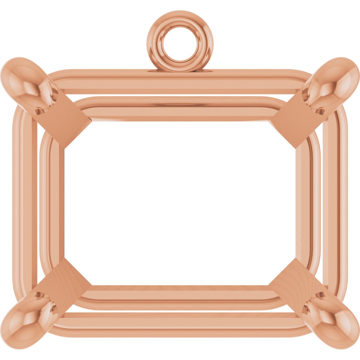 Round 4-Prong Basket Dangle