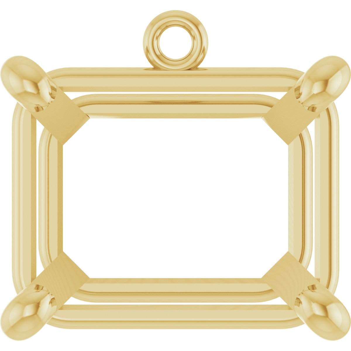 Round 4-Prong Basket Dangle