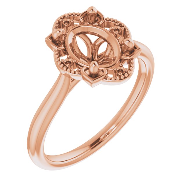 Accented Engagement Ring or Band